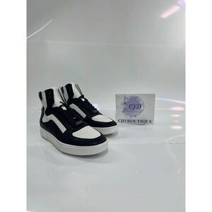 INC International Concepts Men's Keanu High Top Sneakers - Black/White 10.5M